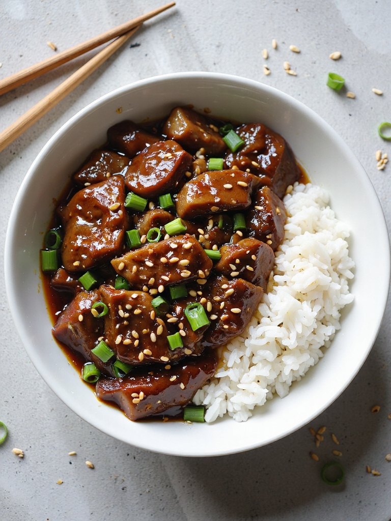 slow cooked garlicky sweet beef