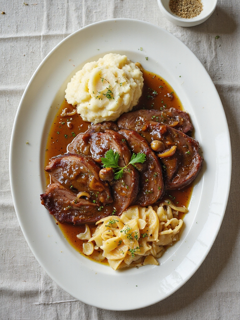 slow cooker caramelized onion pot roast