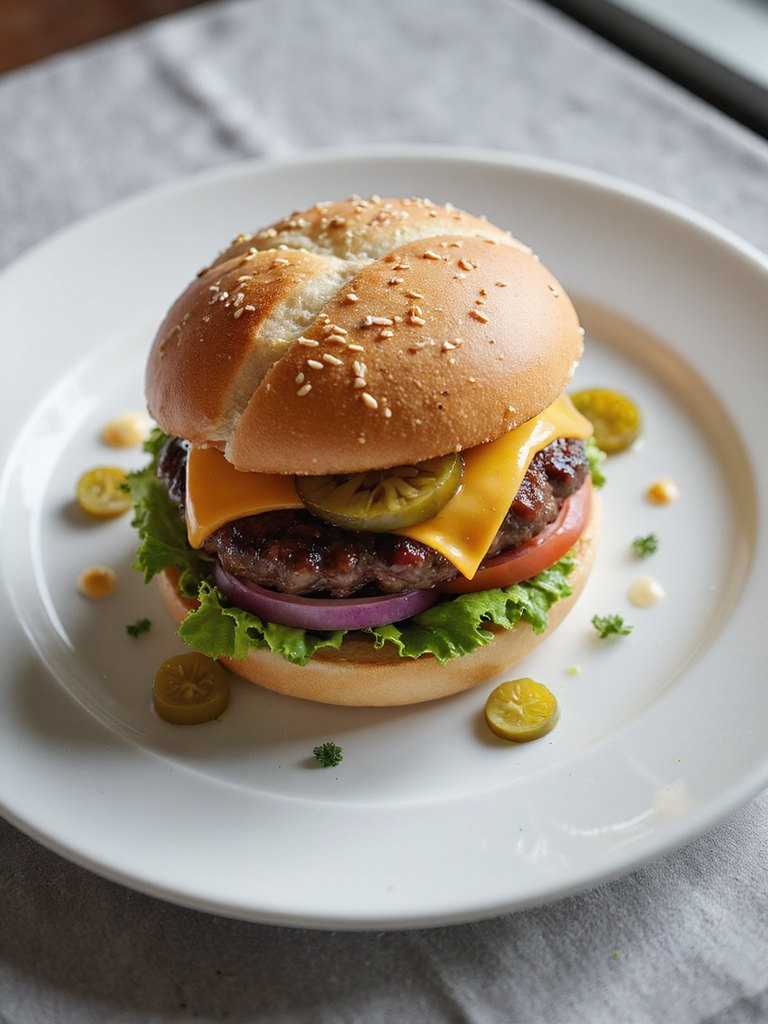 smash style juicy beef burgers