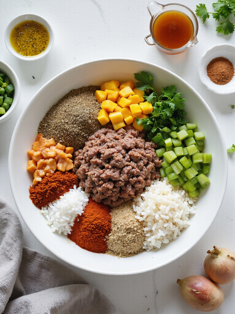 smoky cajun aromatic rice