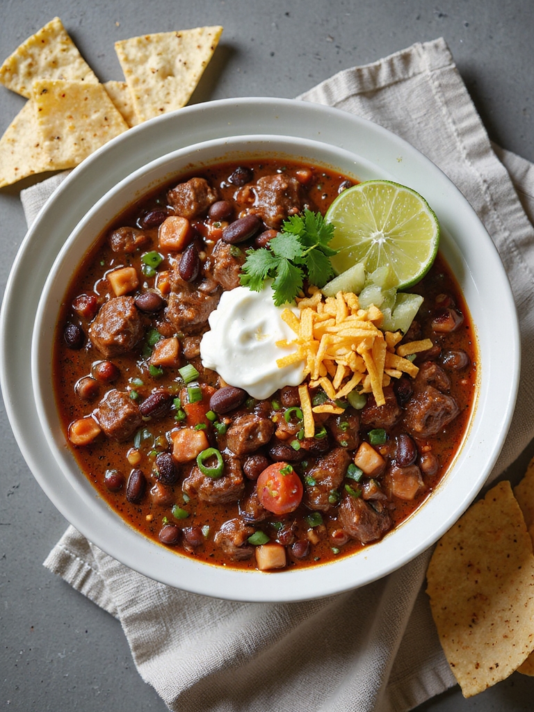 smoky chipotle beef chili