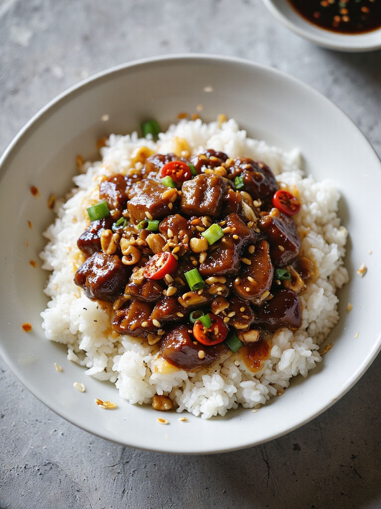 spicy chili garlic mongolian beef