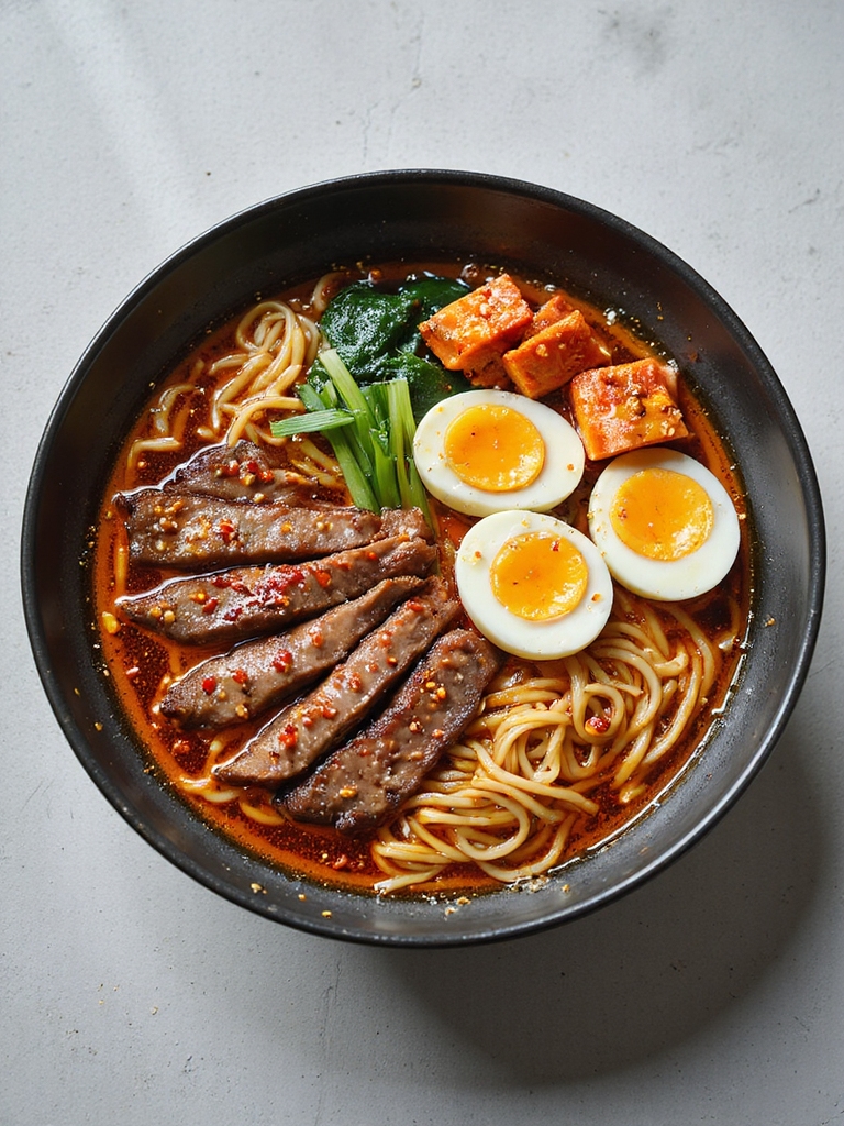 spicy gochujang beef ramen