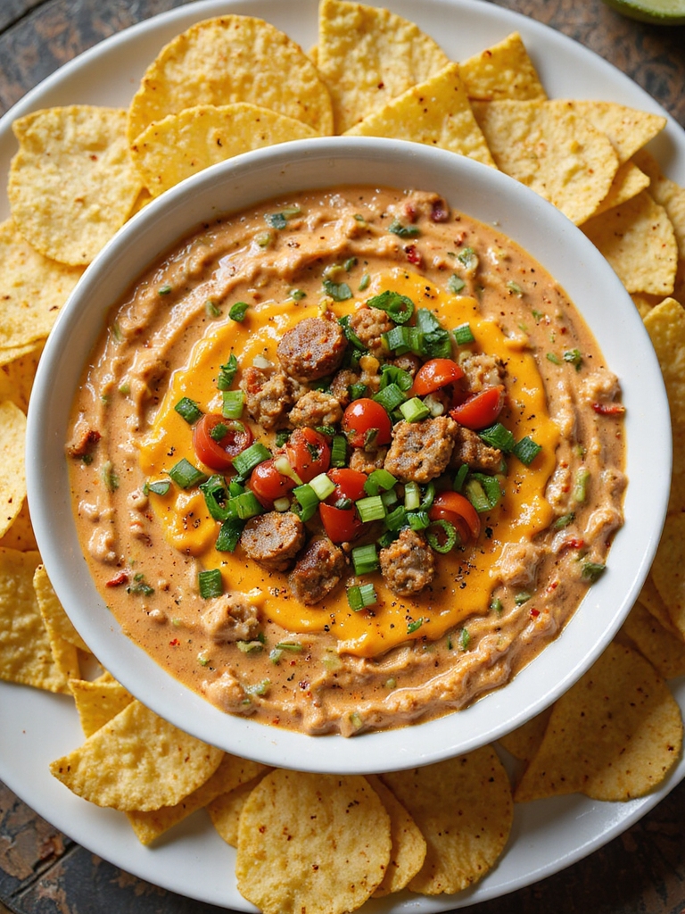 spicy jalape o hot sausage dip