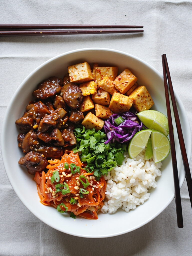 sweet spicy customizable korean bowls