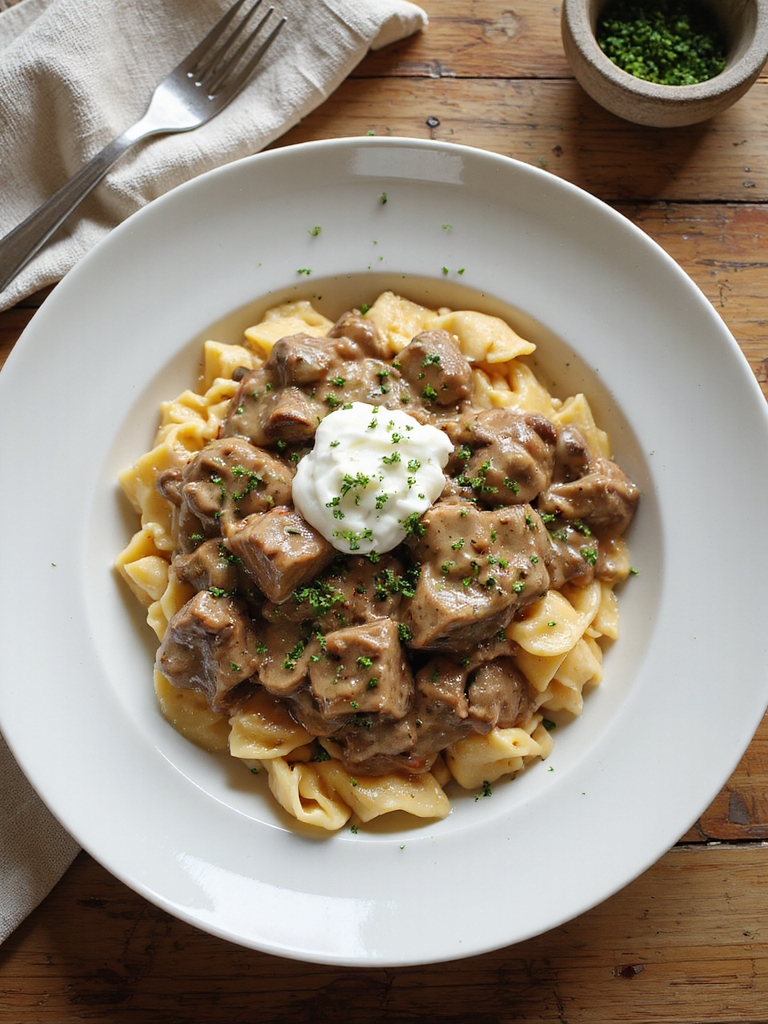 ten creamy crockpot beef stroganoff