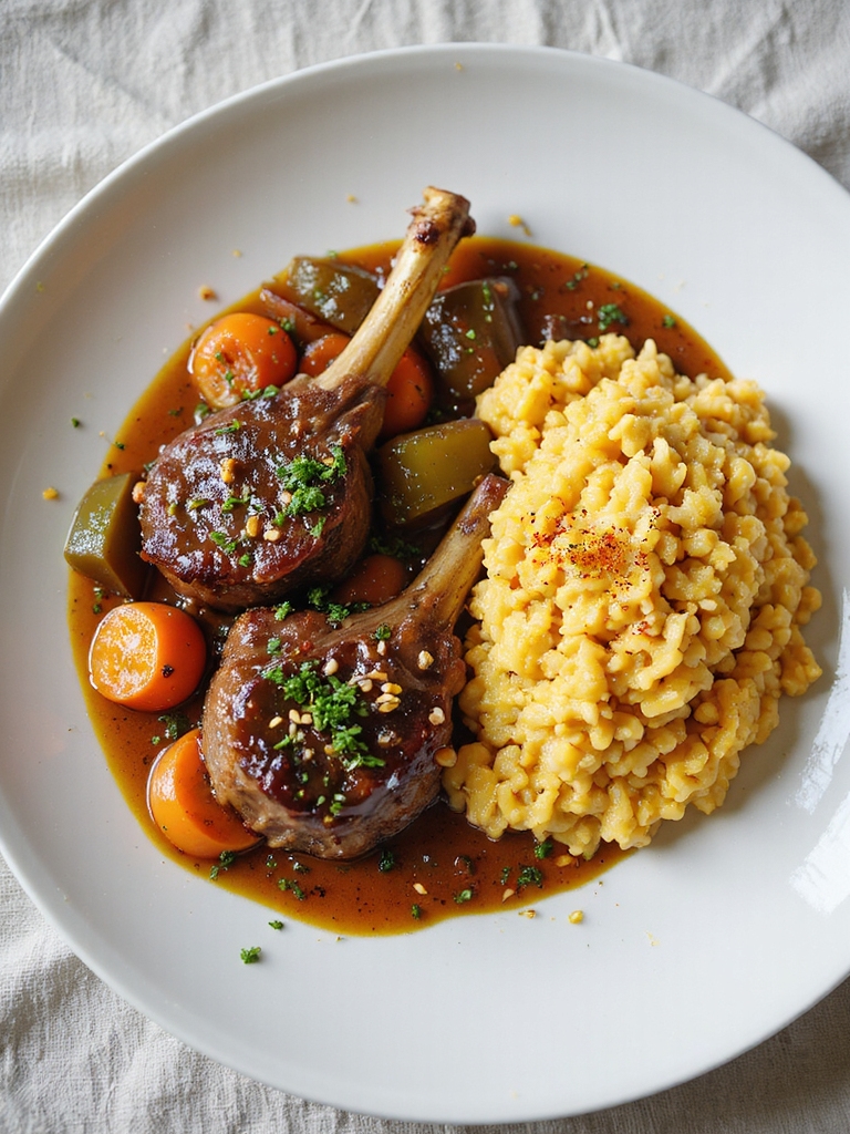 tender braised veal shanks