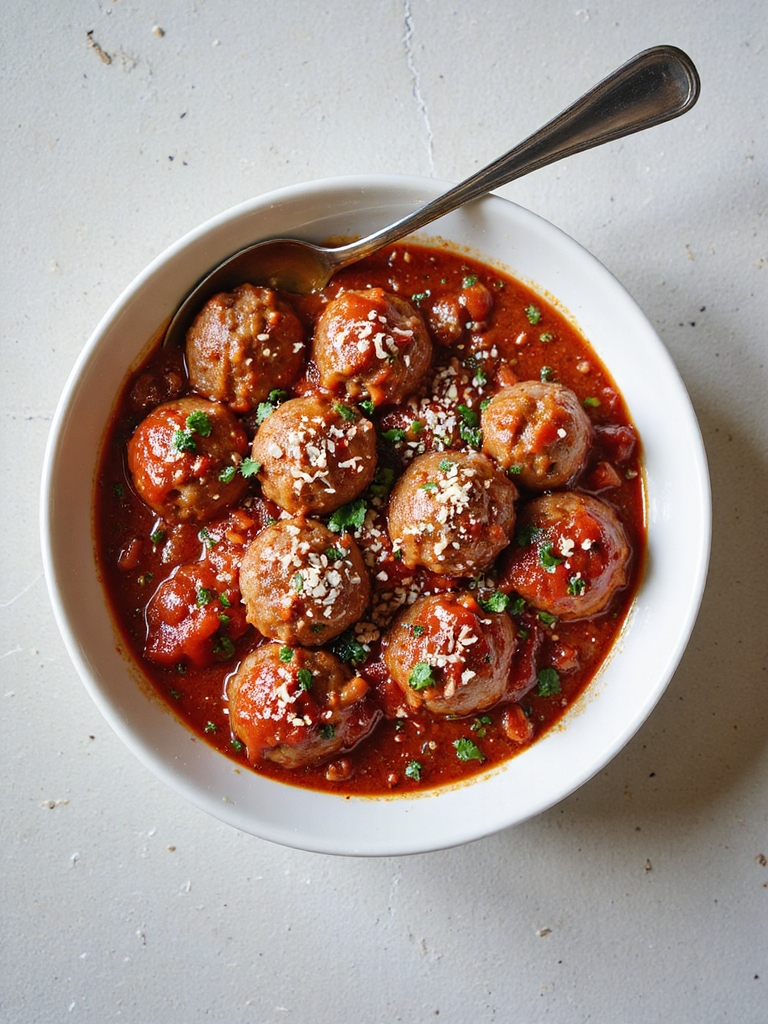 tender juicy baked meatballs