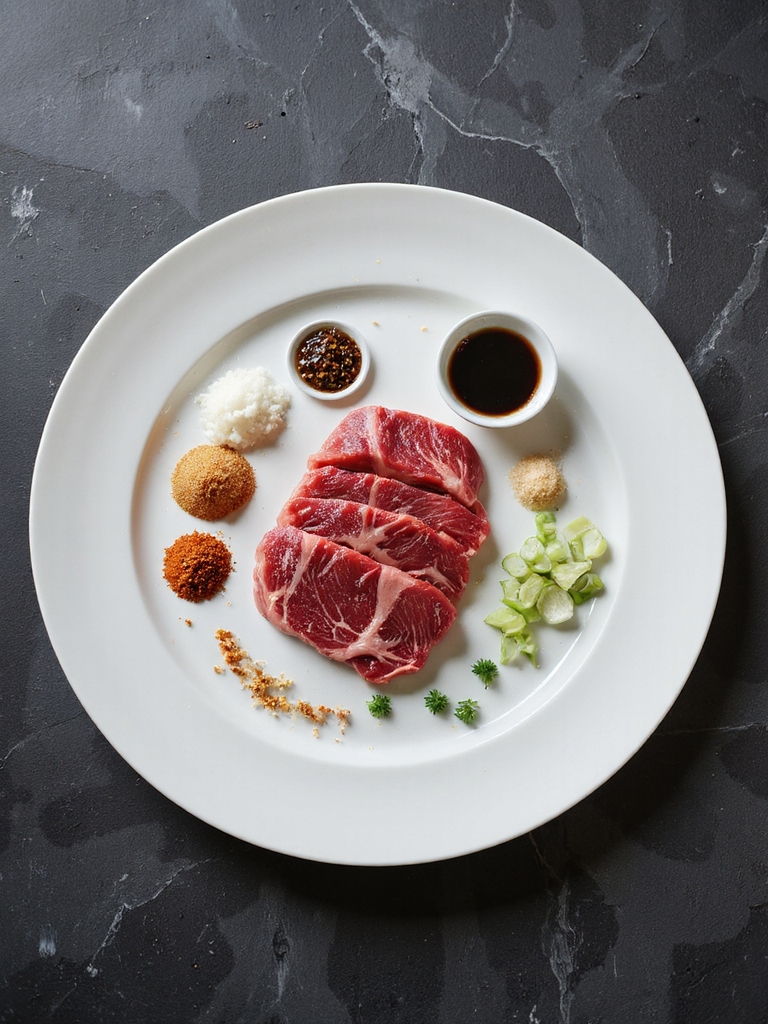 thin sliced cornstarch seared beef