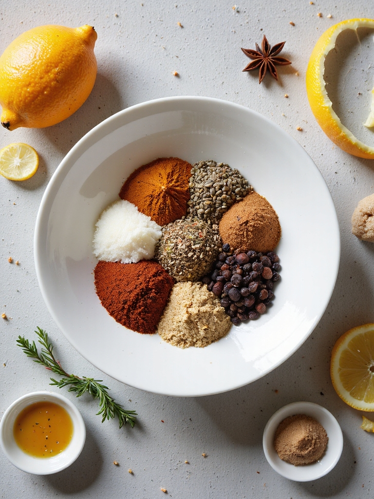 toasted spices citrus slow cooked