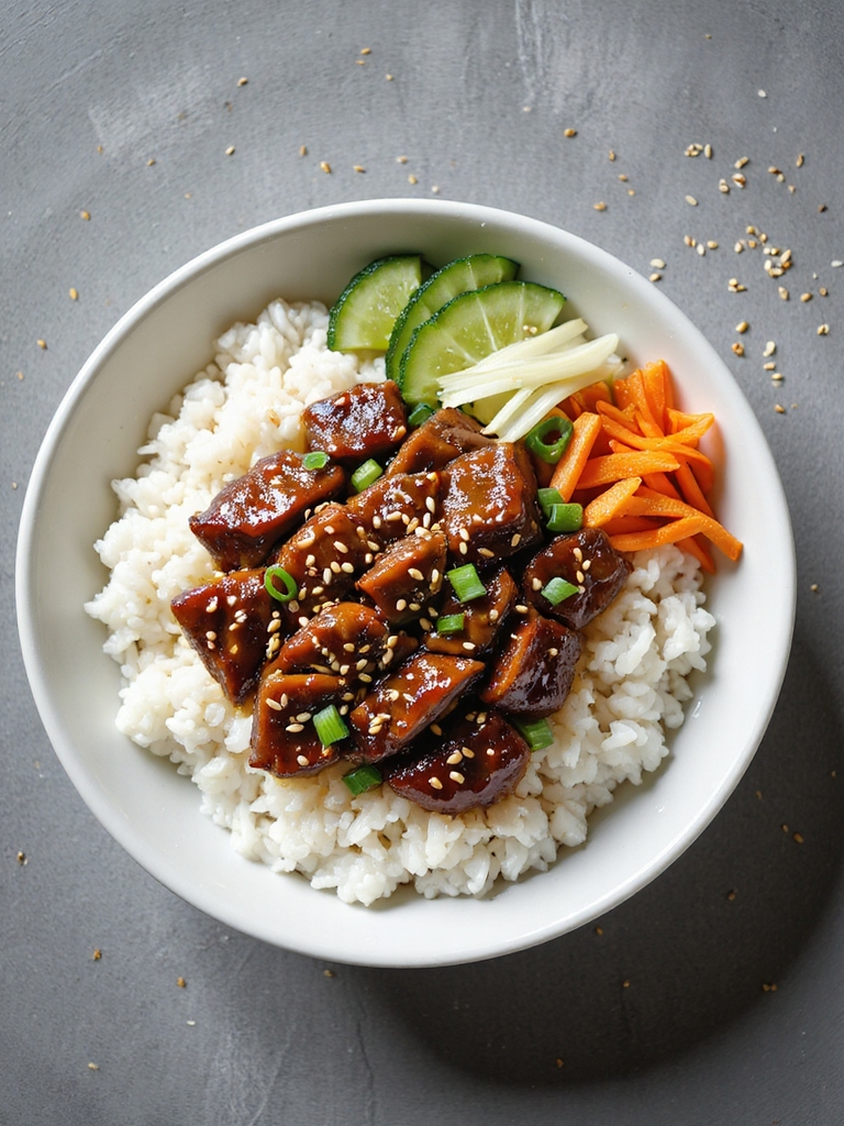 umami forward spicy sweet beef