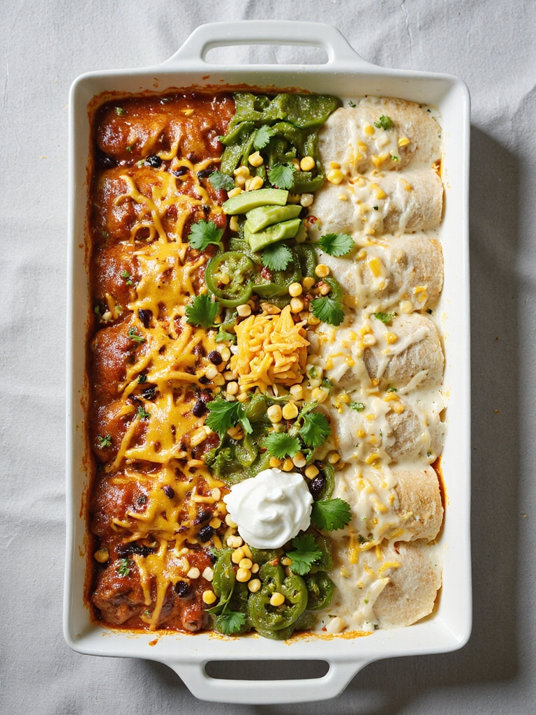 versatile customizable enchilada casserole