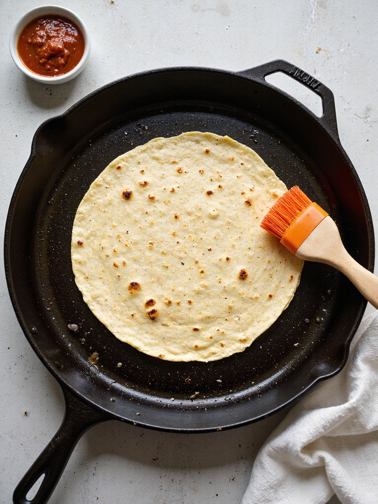 warm supple corn tortillas