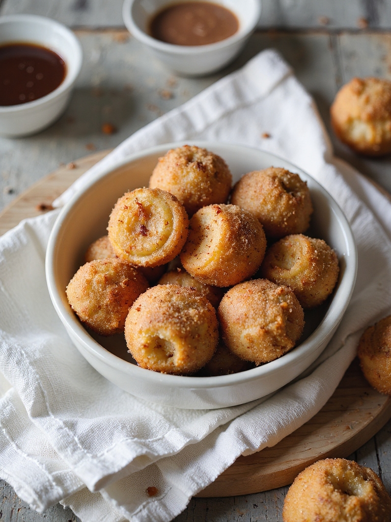 air fried cinnamon sugar churros