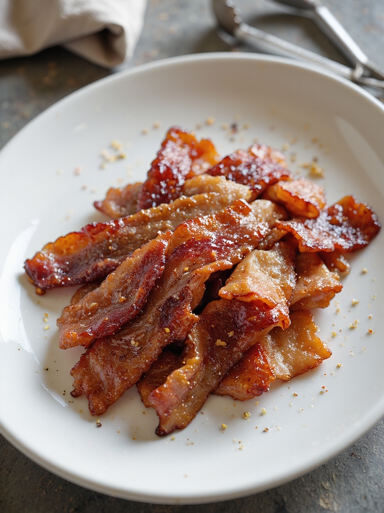 air fried crackly bacon perfection