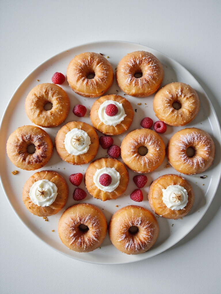 air fried enriched filled donuts