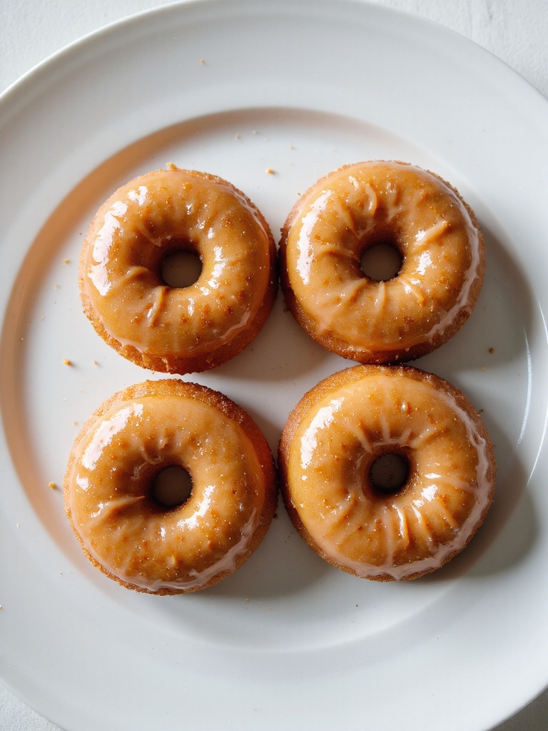 air fried glazed mirror finish donuts