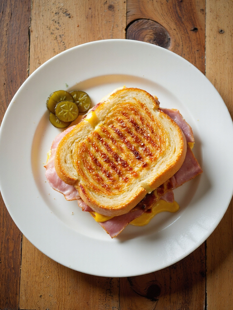 air fried ham swiss melt