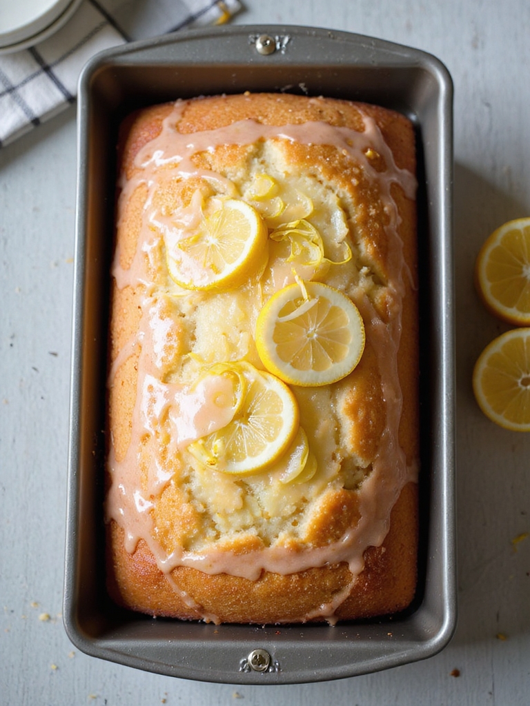 air fried lemon pound cake