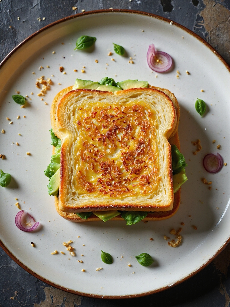 air fried melty grilled cheese