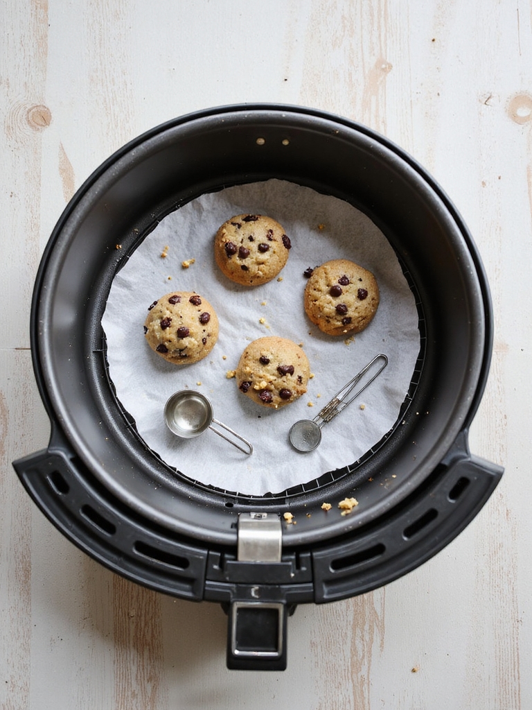 air fryer chewy chocolate cookies