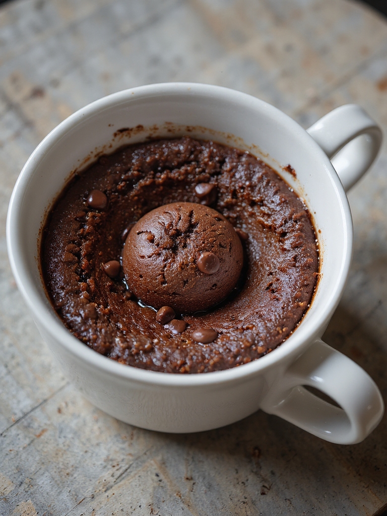 air fryer single serving chocolate mug