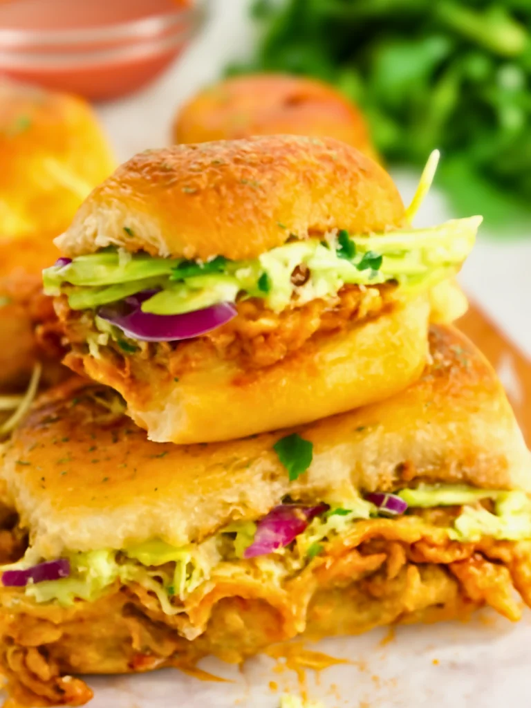 BBQ Chicken Sliders