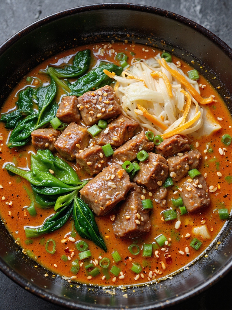 bold korean spicy beef