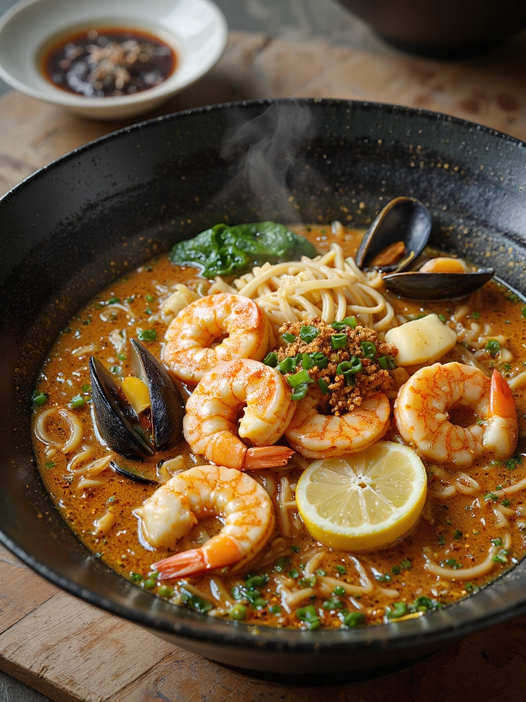 bold seafood boil ramen