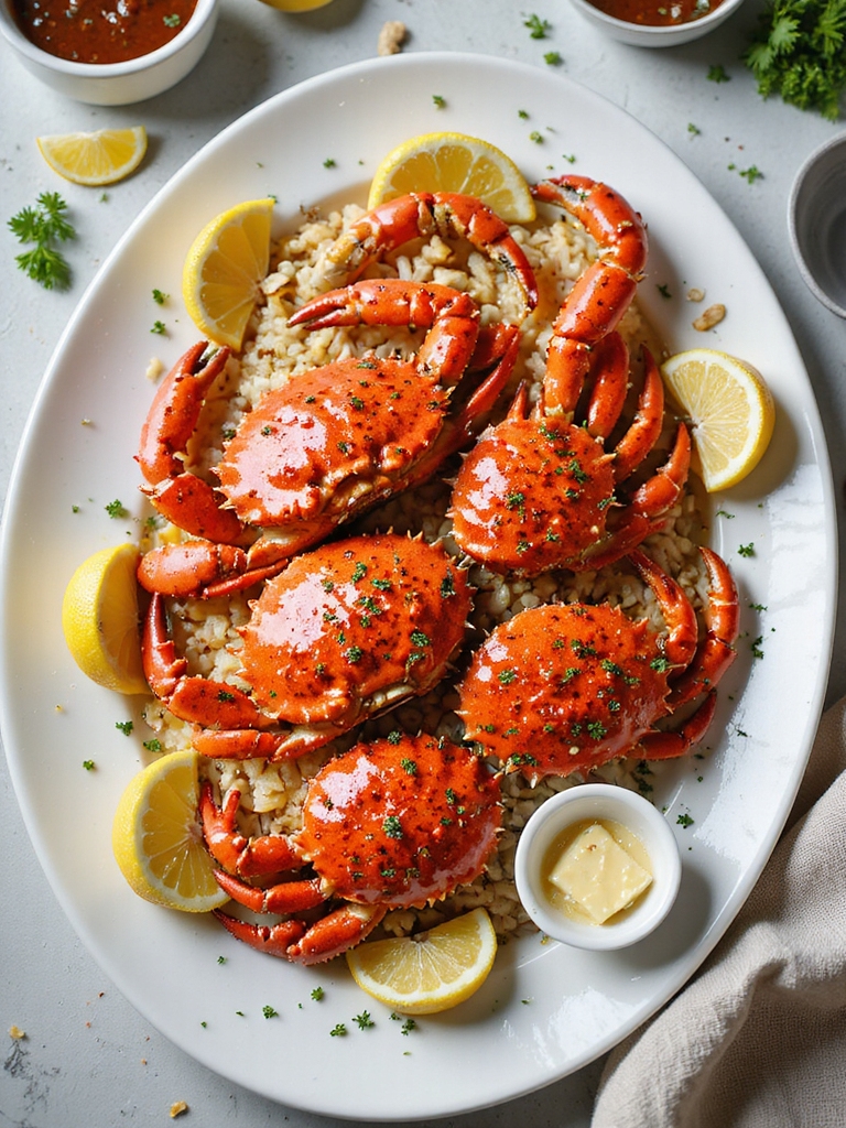 bold smoky garlicky cajun crab