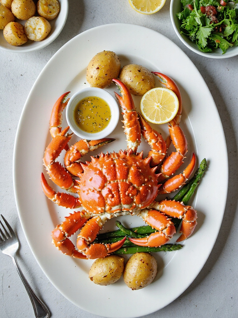 bright citrus butter and sides