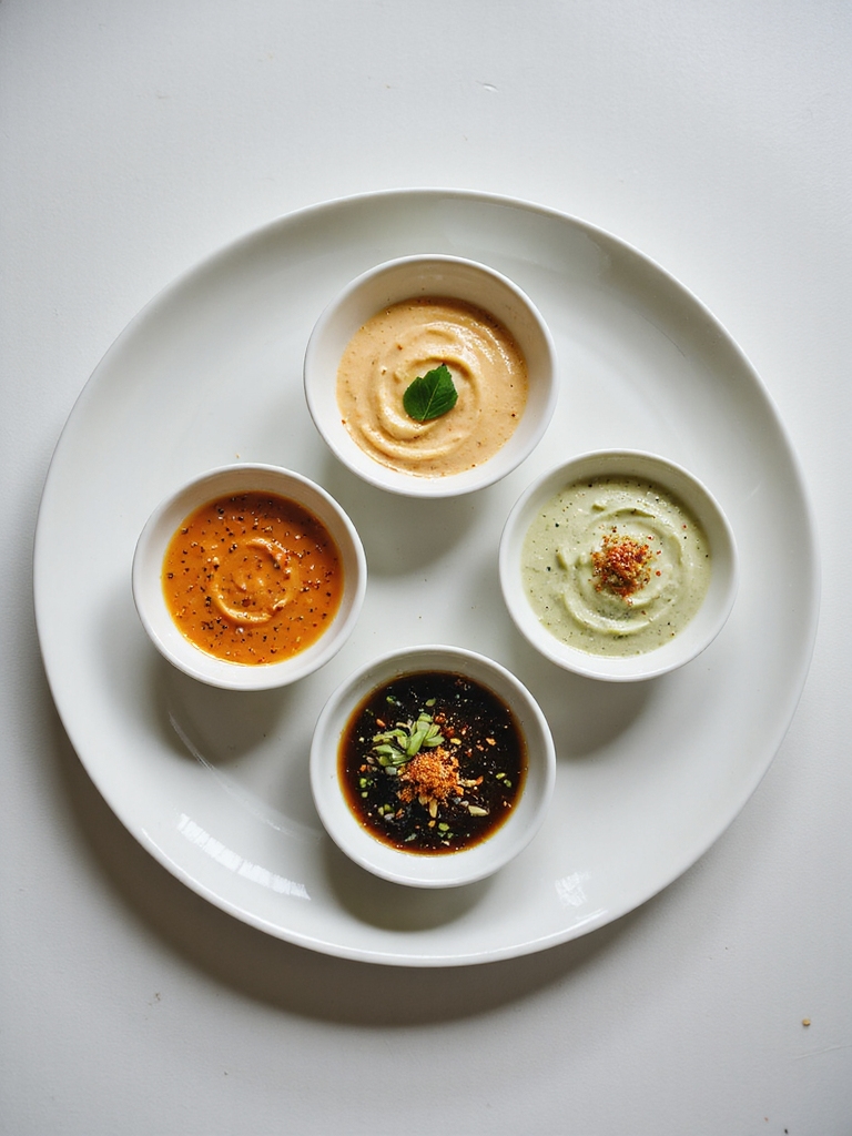 bright creamy spicy trio