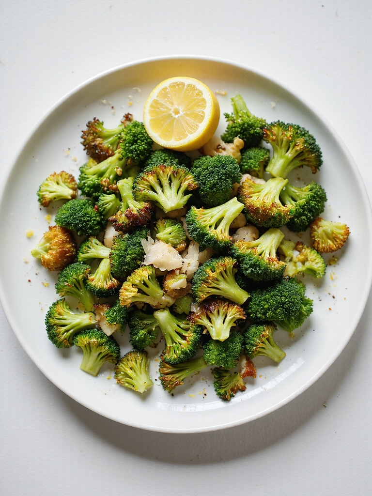 bright crispy high heat broccoli