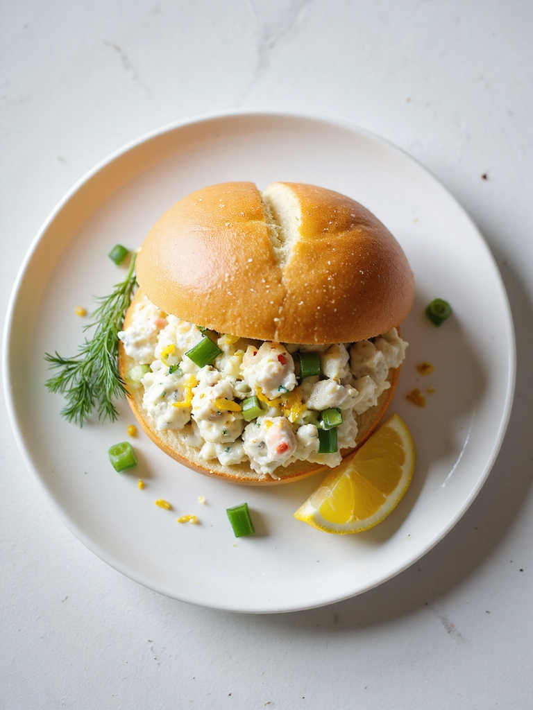 bright lemon dill lump crab