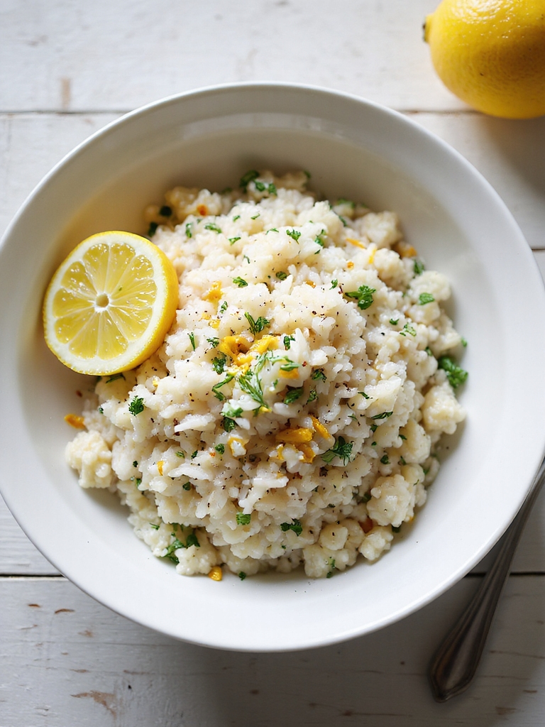 bright lemon herb rice pilaf