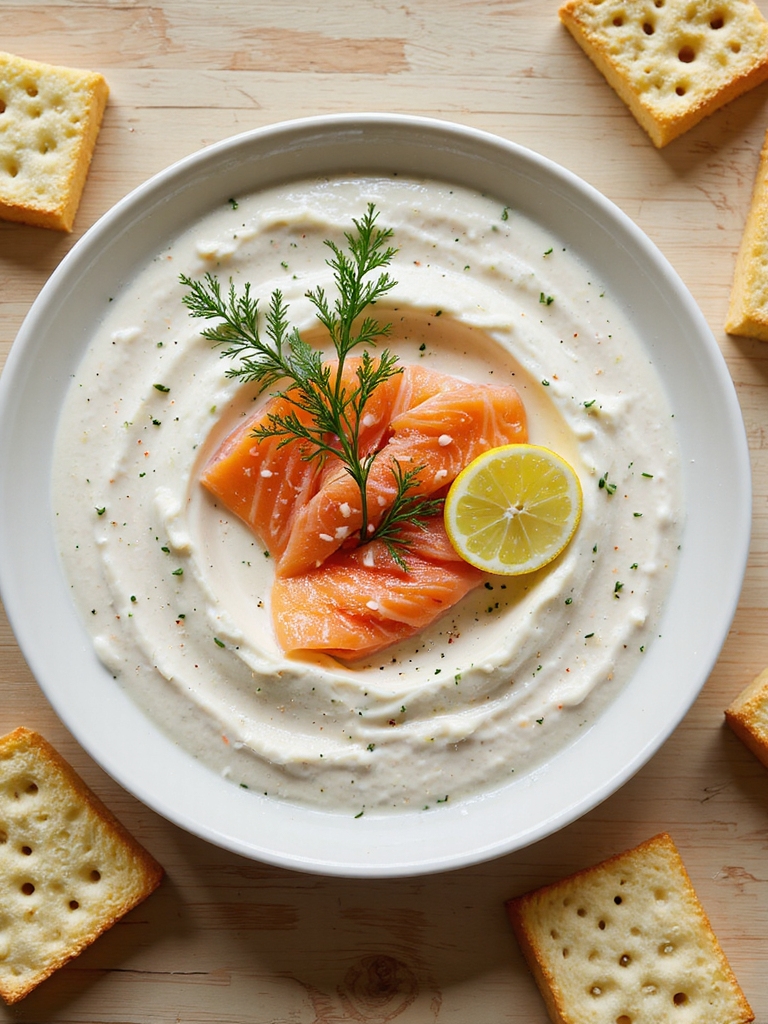 bright lemon herb smoked salmon