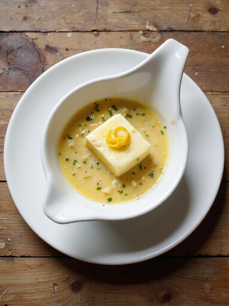 bright lemon white wine butter