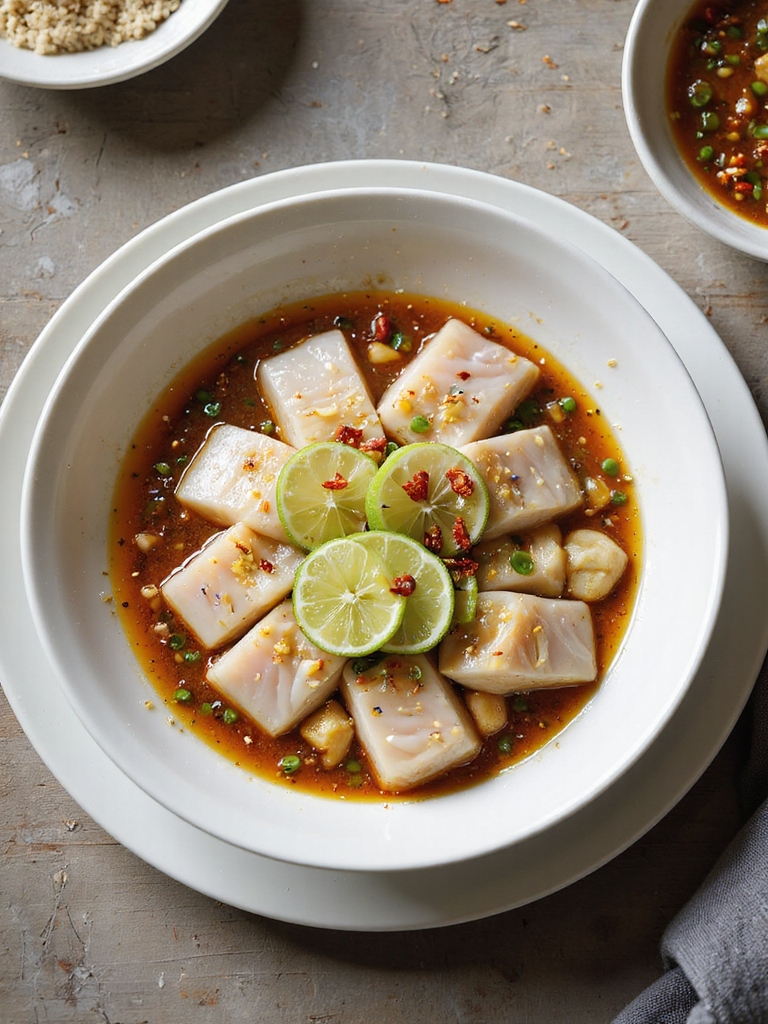 bright marinated crisp fried fish