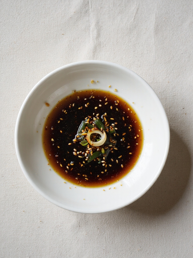 bright umami citrus wasabi dressing