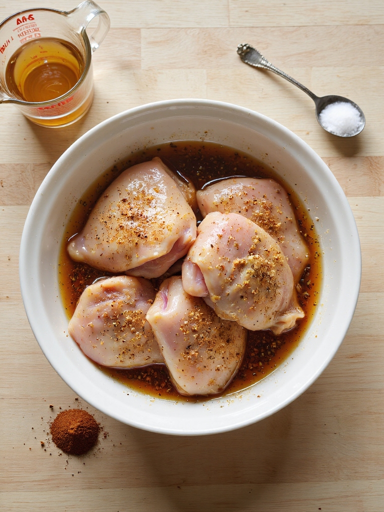 brine sear pressure shred sauce