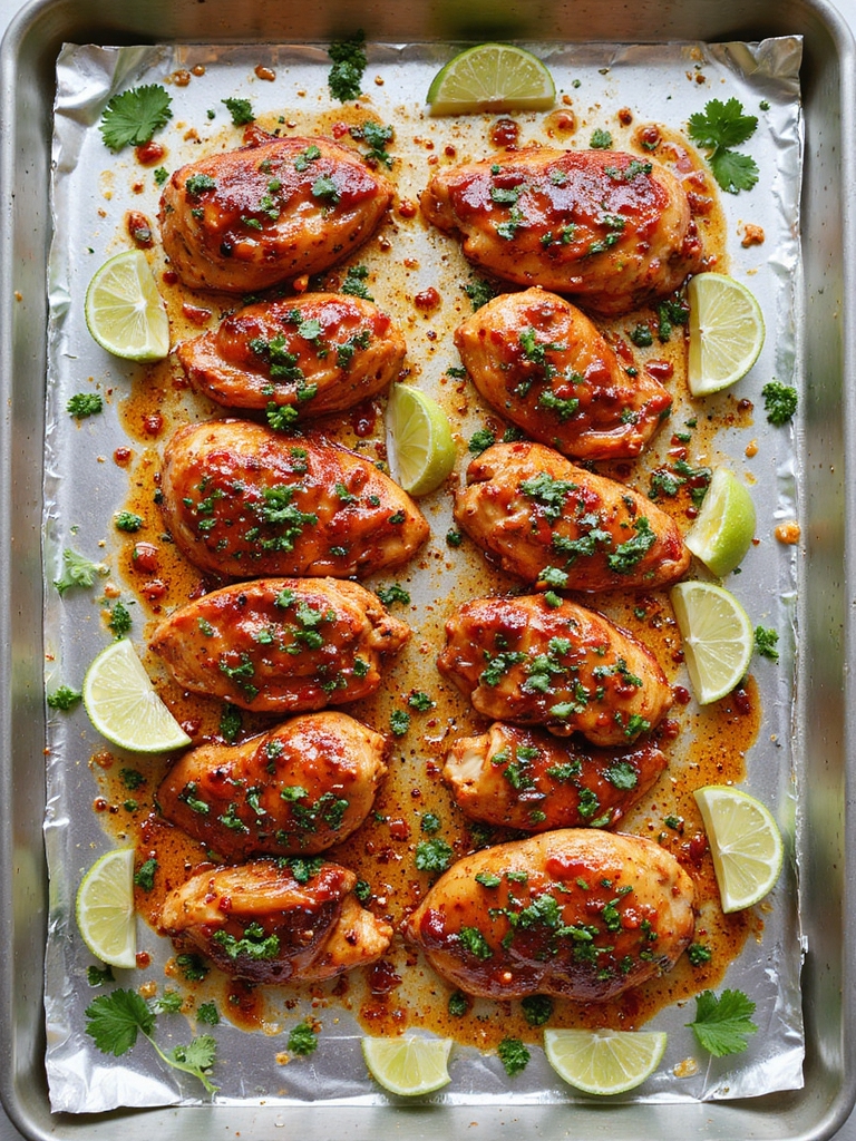 broiled caramelized chipotle lime chicken