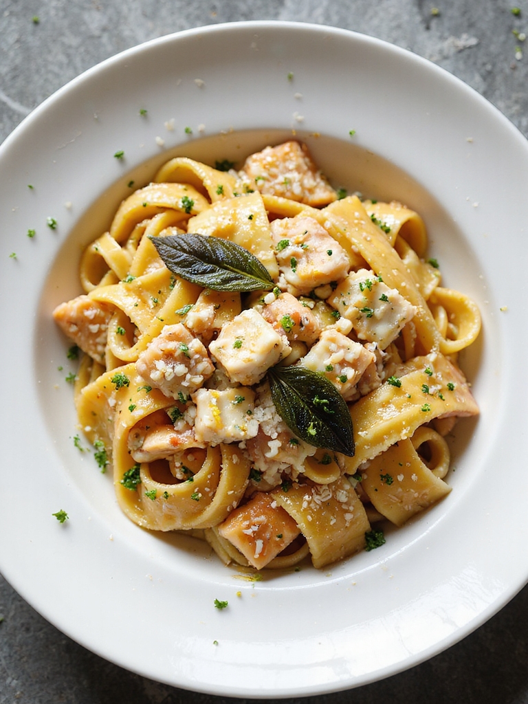 brown browned butter crab tagliatelle