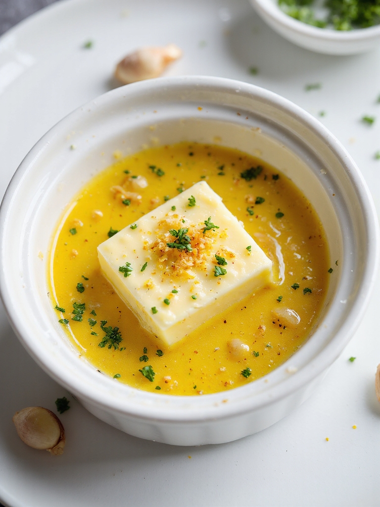 browned garlic lemon butter