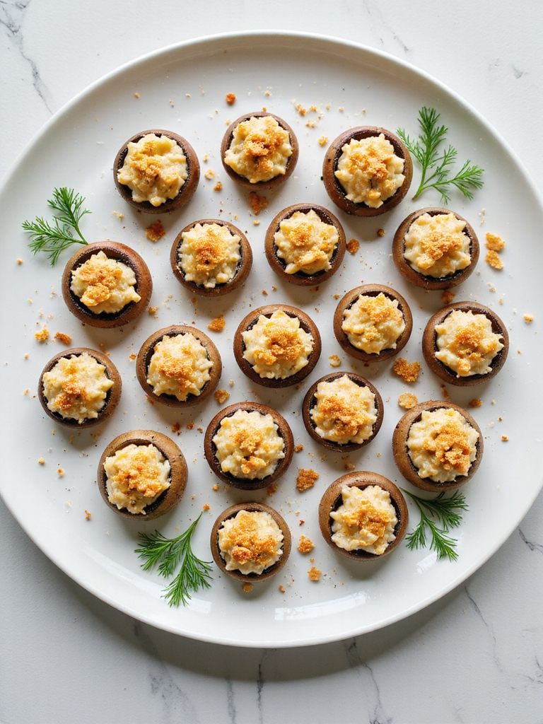 browned moisture controlled smoked salmon mushrooms