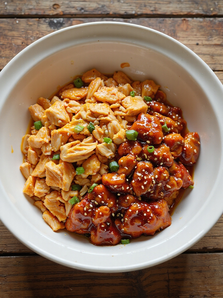 buffalo and honey sriracha finishes