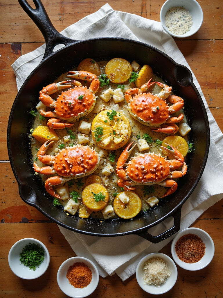 butter garlic crab flavor variations