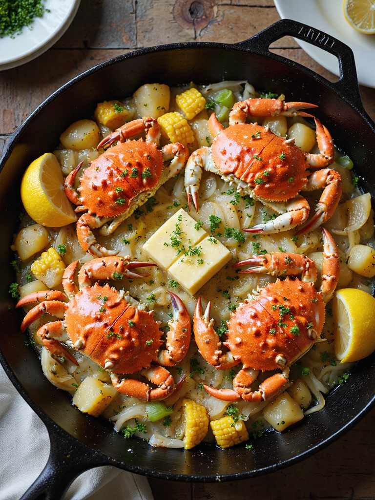 buttery baked seasoned crab centerpiece