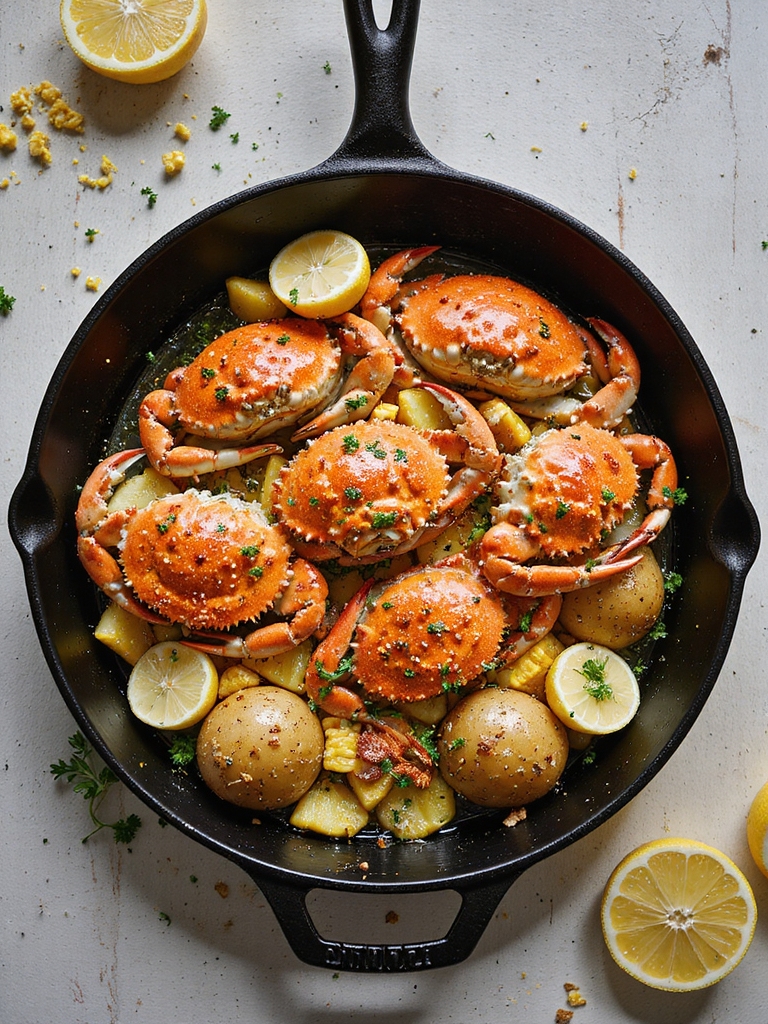 buttery old bay crab bake