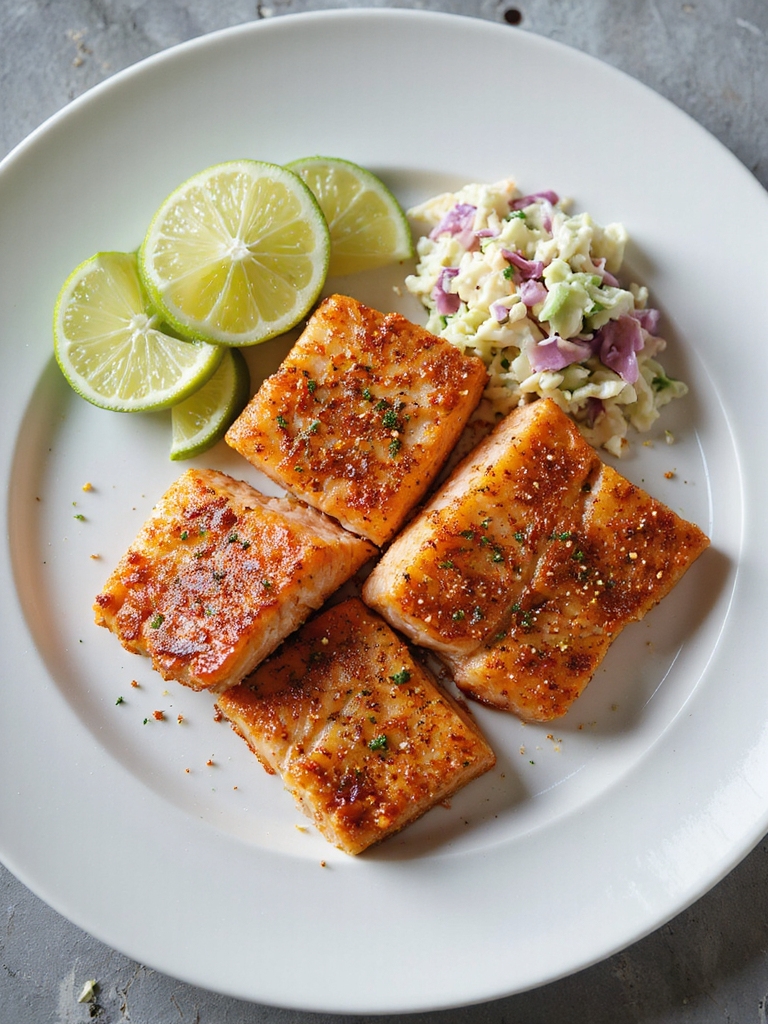 cajun crusted air fried salmon