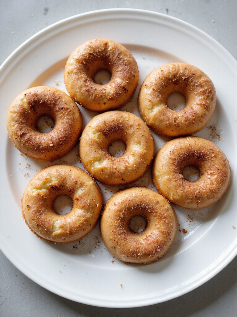 cakey air fryer cinnamon rings